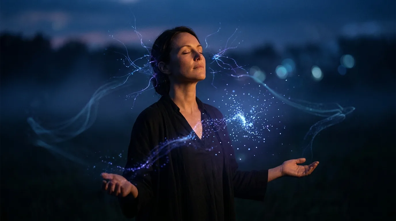 Present Moment Awareness and the Default Mode Network course illustration on Digital Wellness Academy